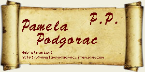 Pamela Podgorac vizit kartica